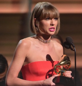 Taylor Swift took home the Grammy for album of the year. Photo courtesy of thedailybeast.com.
