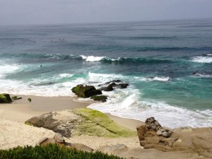 The view from La Jolla beach during a spring break trip to California. Photo by Meg McIntyre | Clarion