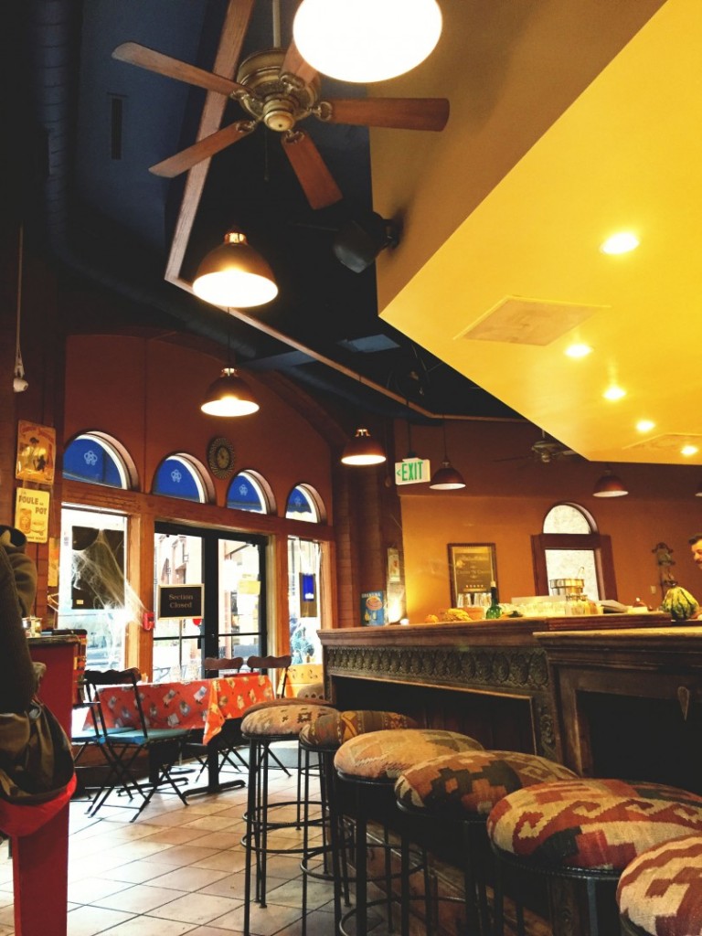 The interior of Crêpes ‘n Crêpes is authentic. Ruth Hollenback | Clarion