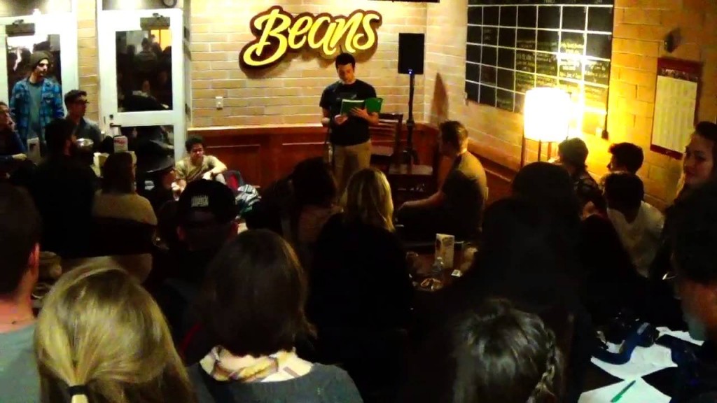 Open Mic Night at Beans Cafe. Photo courtesy of DU Admissions 