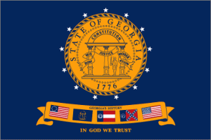 old georgia flag