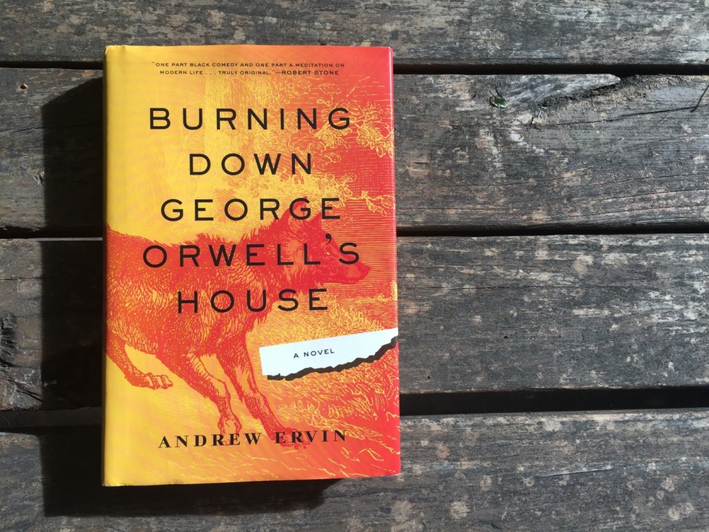 My copy of "Burning Down George Orwell's House." Photo by Meg McIntyre.