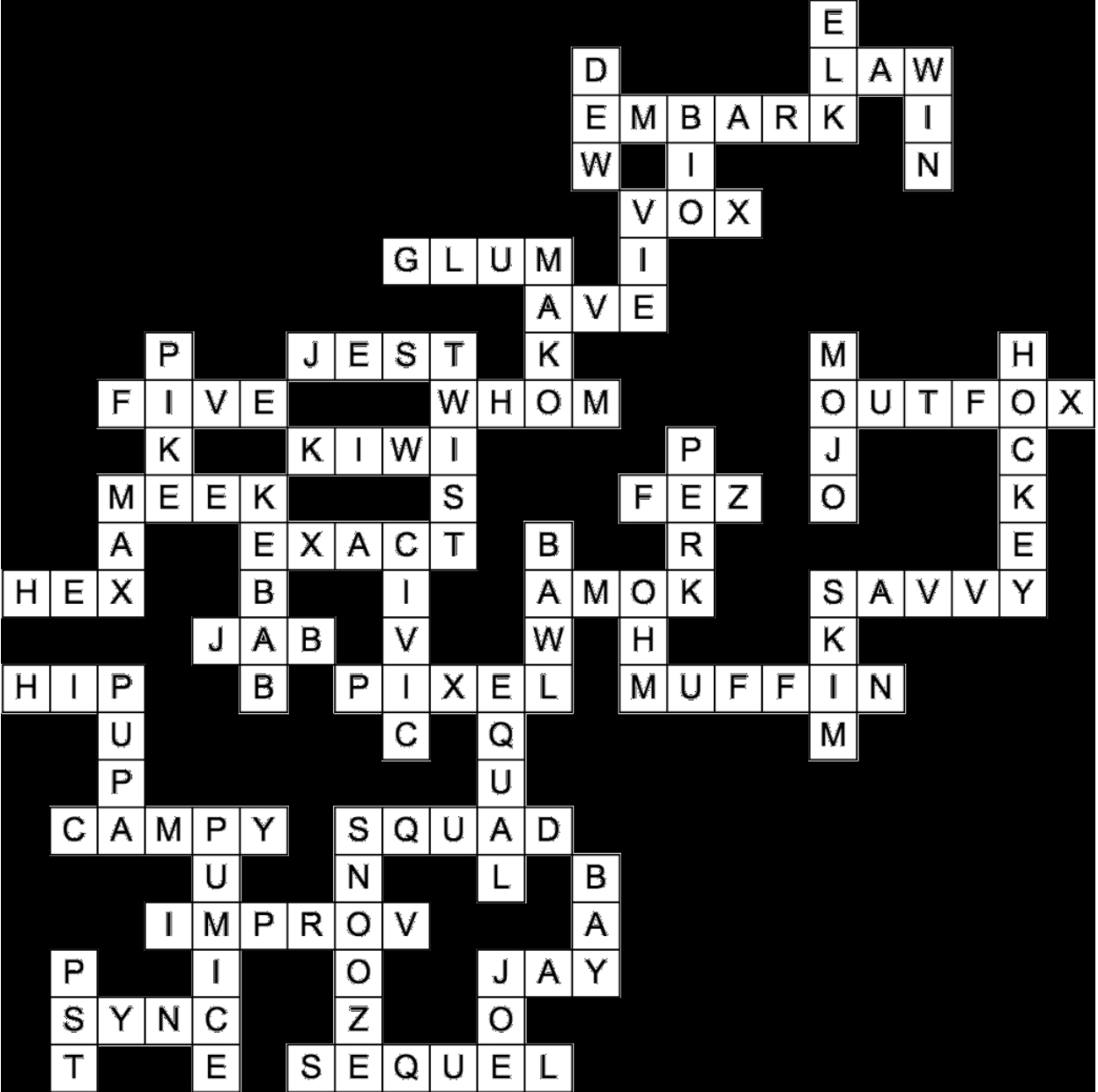 Clarion Crossword: Answers for week 4 DU Clarion