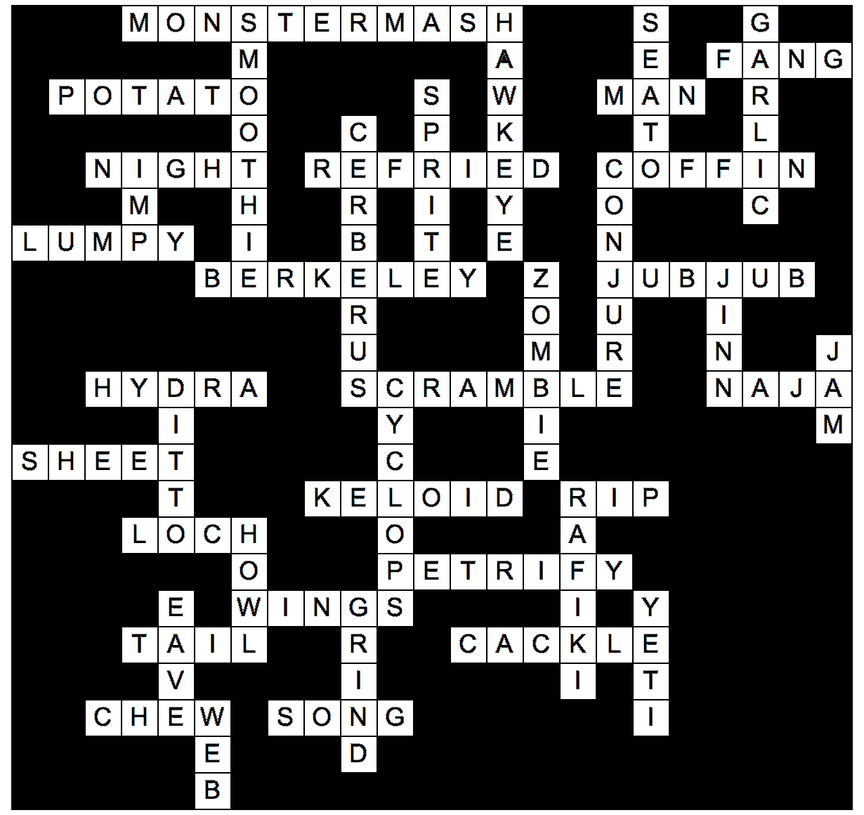 Clarion Crossword Answers: Week 7 DU Clarion